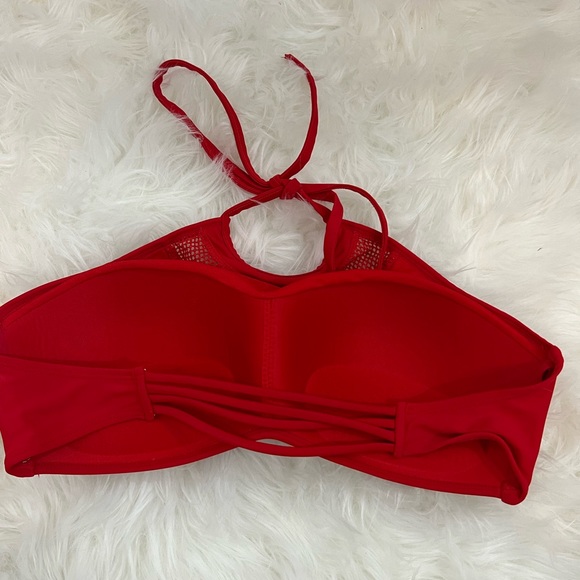 Vibrant red two piece bikini. Brand: TiNiBiKiNi - Picture 7 of 8